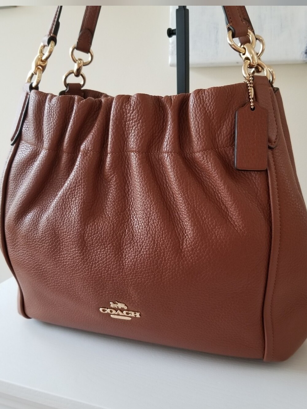 Coach Maya Leather Shoulder Bag C1454 - Picture 2 of 15